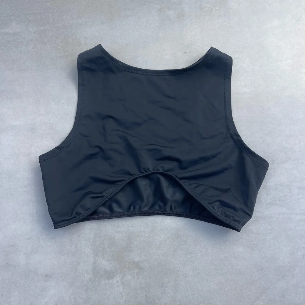 Rave Crop Racer Back Top